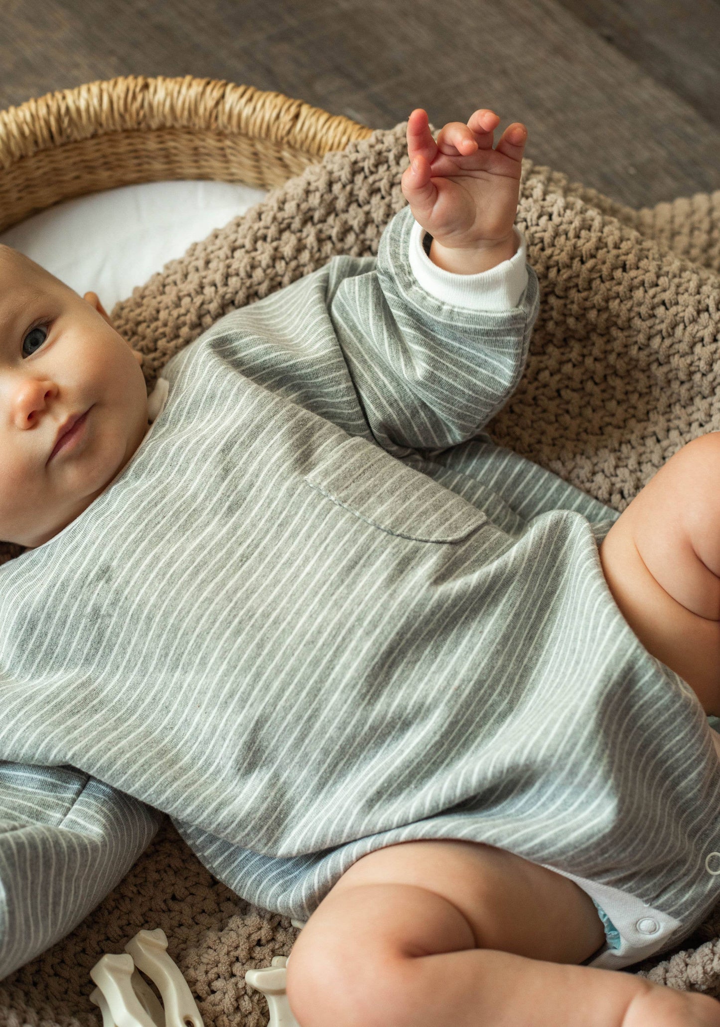 Oversized Bubble Romper Soft and Stretchy Organic Cotton