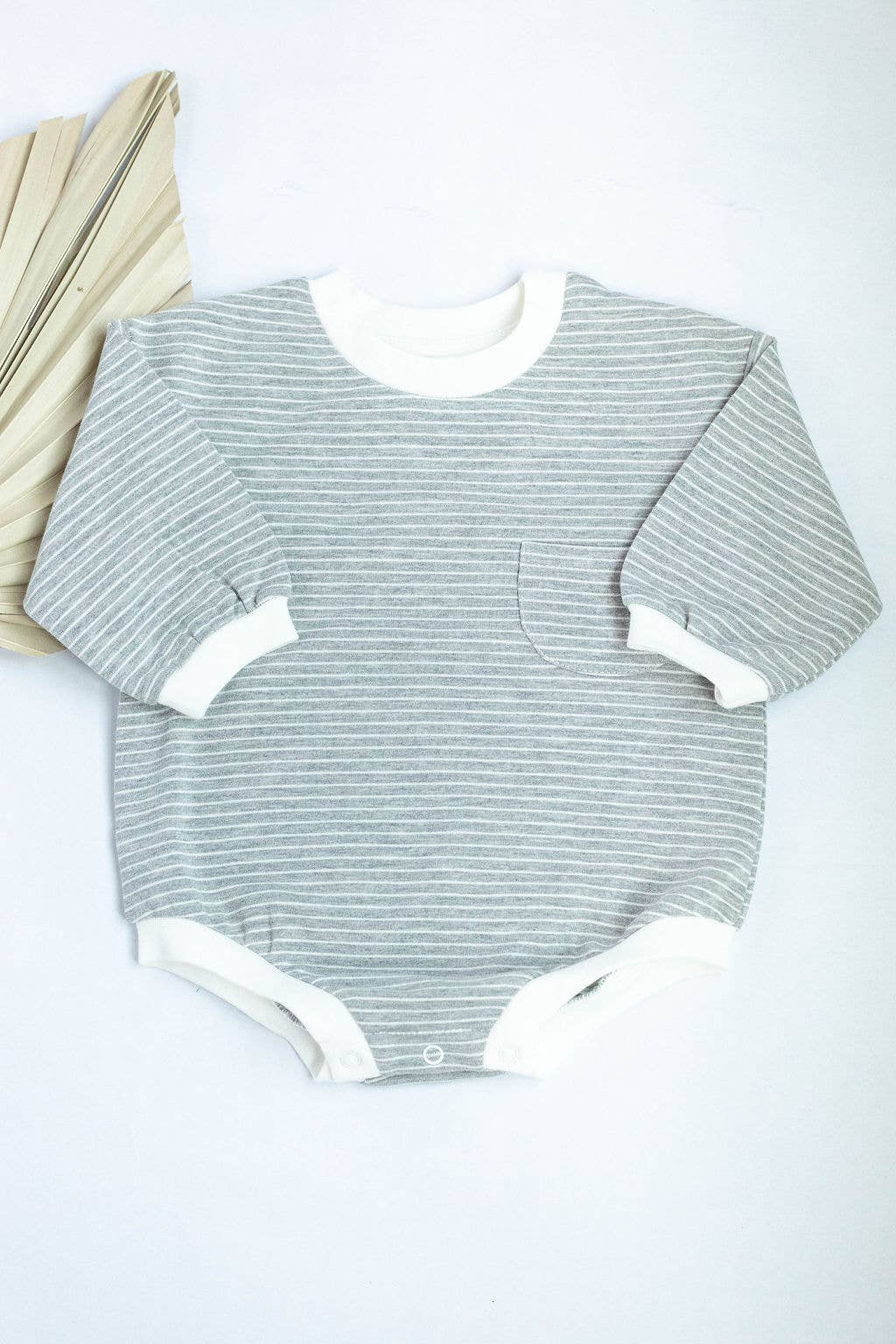 Oversized Bubble Romper Soft and Stretchy Organic Cotton