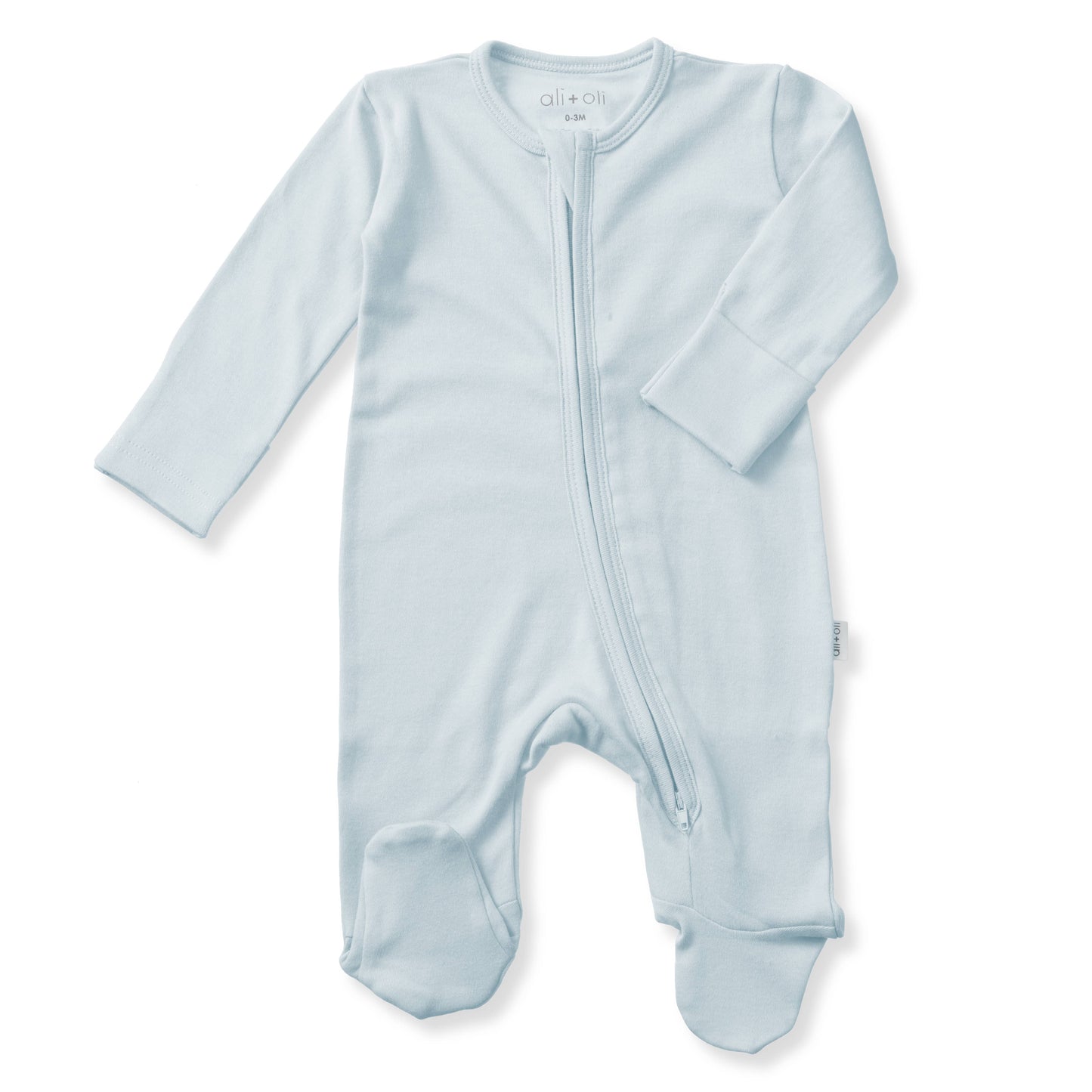 Baby Footie 2-Way Zipper – Organic Cotton Lounge Wear