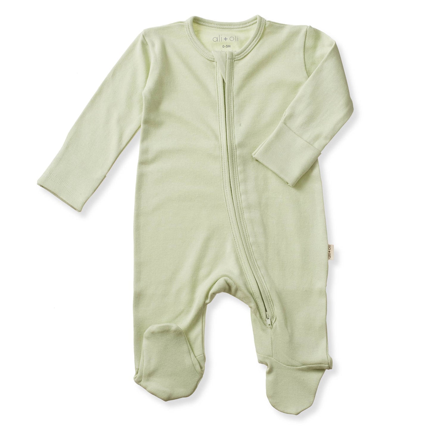 Baby Footie 2-Way Zipper – Organic Cotton Lounge Wear