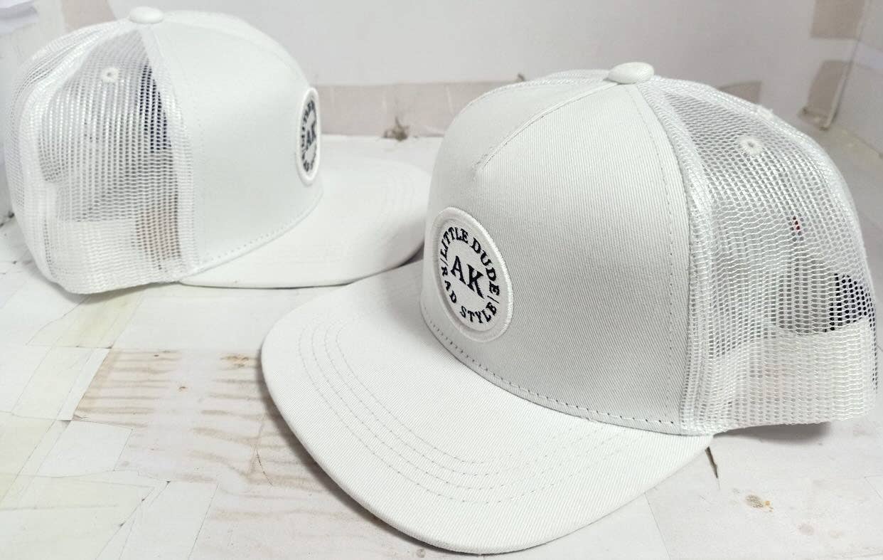 Toddler checker snapback