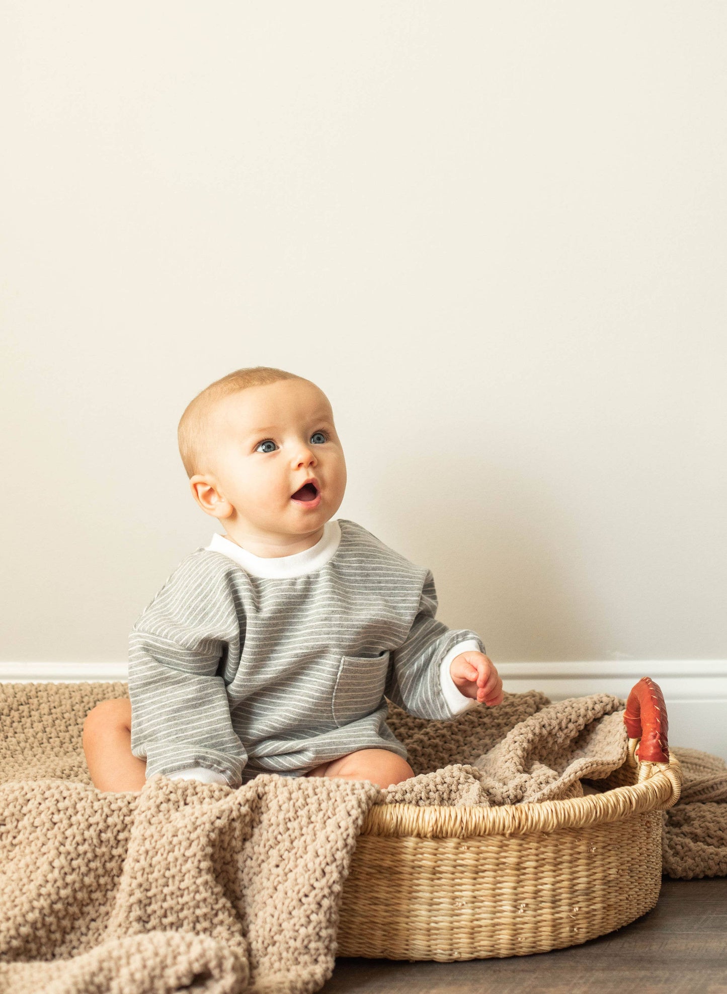 Oversized Bubble Romper Soft and Stretchy Organic Cotton