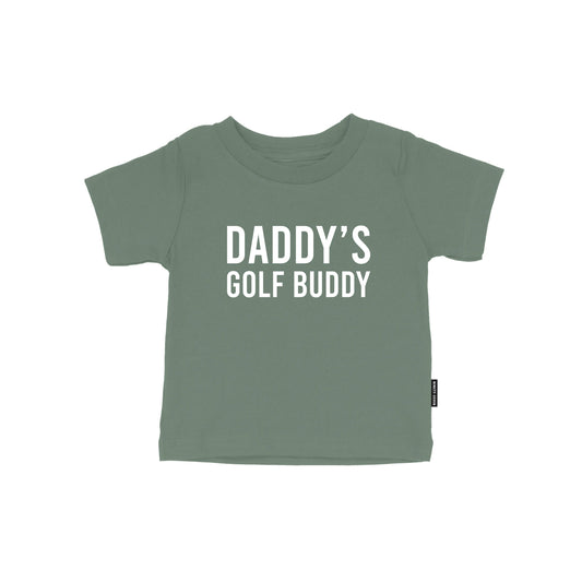 Daddy's Golf Buddy - Olive Kids Tee, Father's Day Shirt